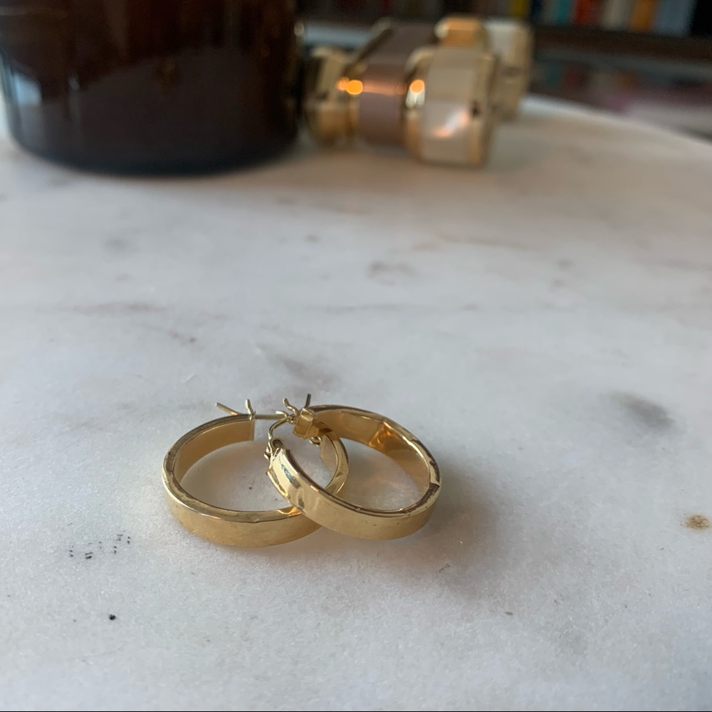 Vintage 14K Gold Hoop Earrings